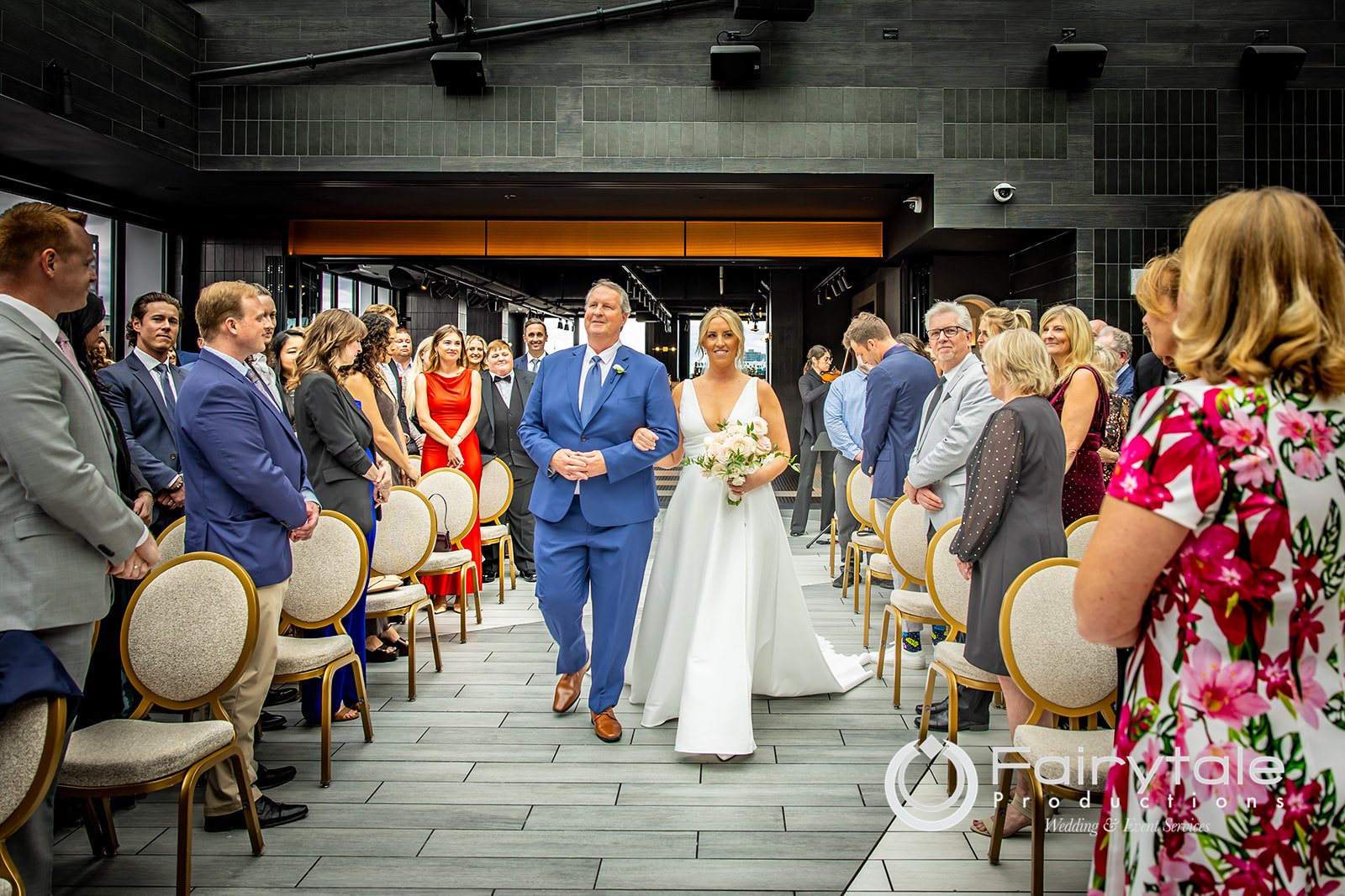 Groom awaiting at altar